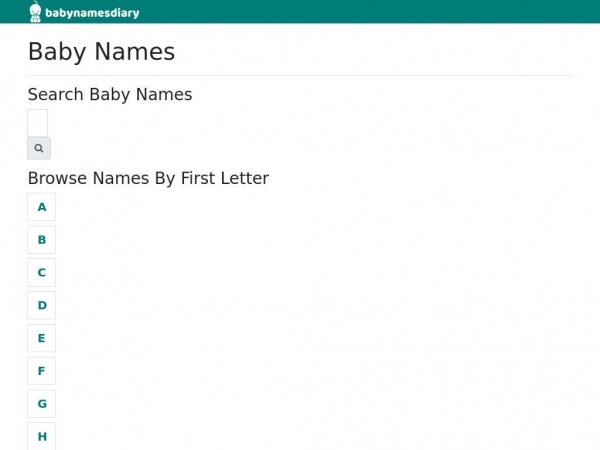 babynamesdiary.com